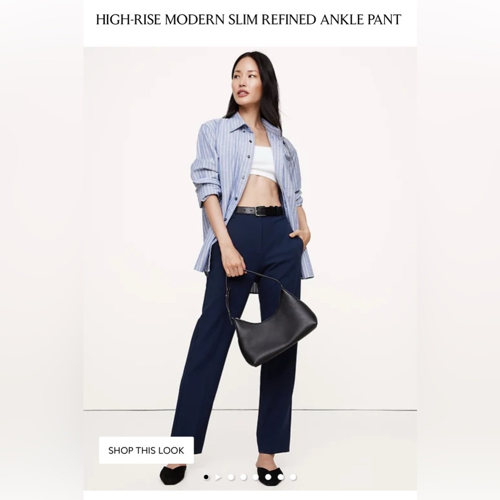 Banana Republic HIGH-RISE MODERN SLIM REFINED ANKLE PANT